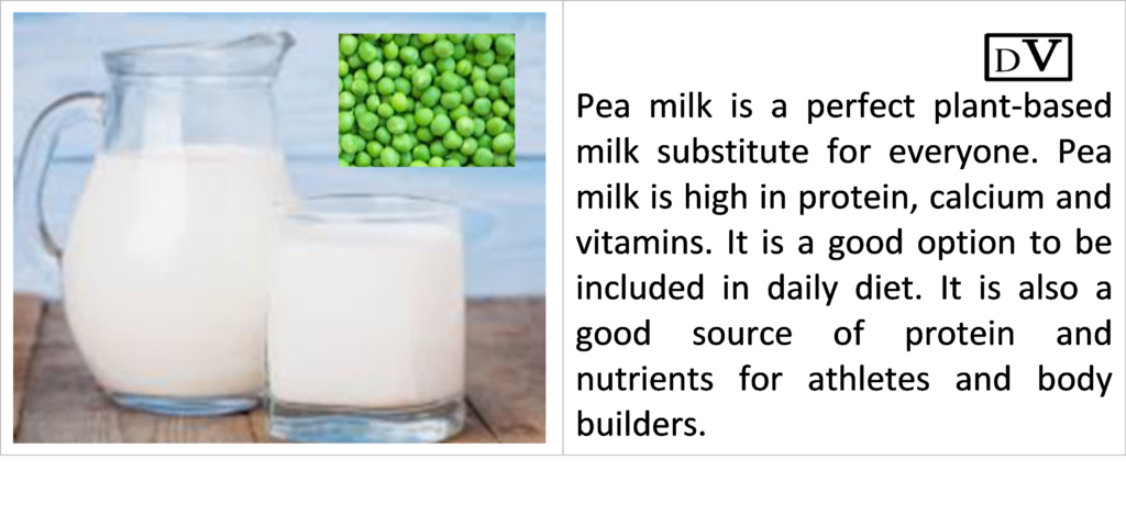 Pea Milk Health benefits