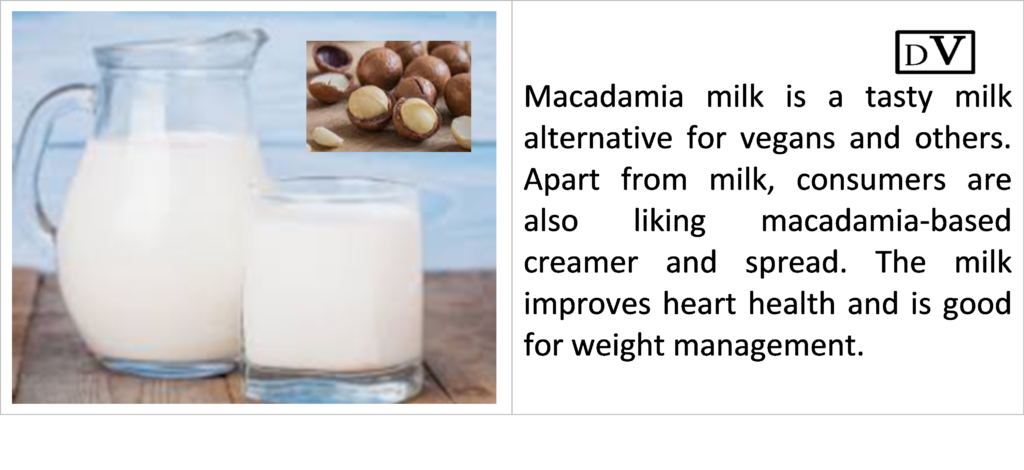 Macadamia milk health benefits
